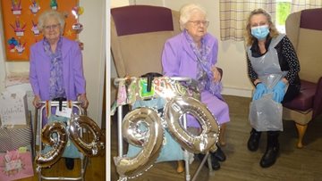Mossley Resident turns 90 in style